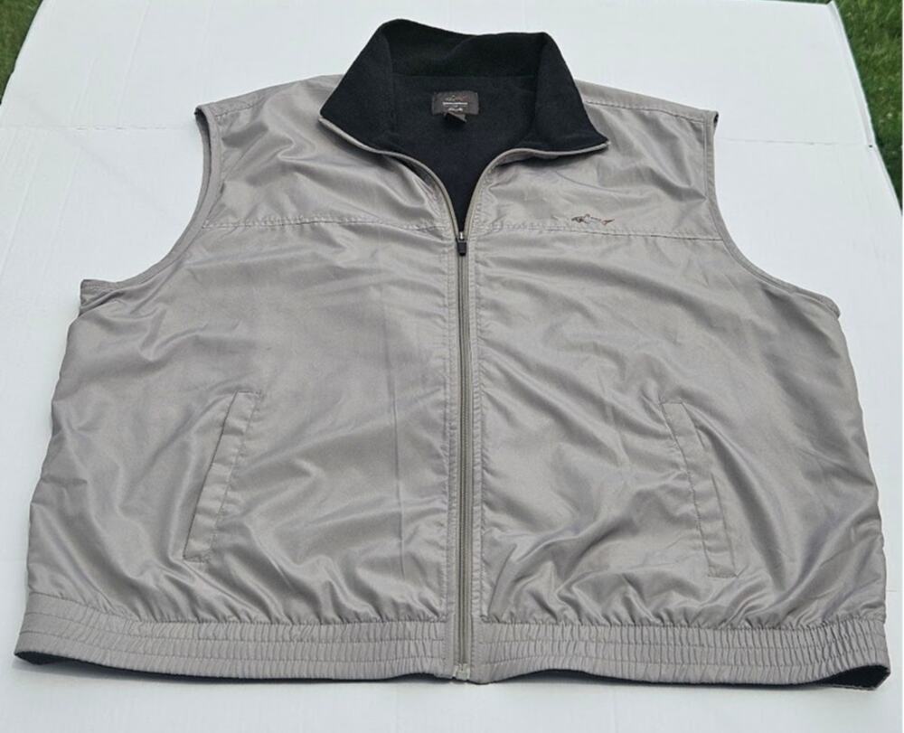 GOLF VEST - Greg Norman for Tasso Elba - Full Zip Fleece Lined- 2XL